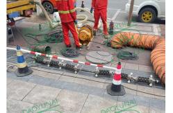 China DN400 UV Curing Trenchless Sewer Repair Solutions with Long lasting Life supplier