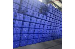 China Versatile Modular Blue PE Pontoon Uv Resistant Stable Floating Platforms supplier