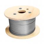GB AiSi 0.45mm-1mm 316 1x19 Wire Rope Heavy Duty Abrasion Resistant 300 Series for sale