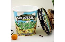 China 475ml Ice Cream Paper Cup With Lid supplier