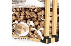 China Adjustable Heavy Duty Firewood Rack Bracket for 2x3 Timber Single-side Structure supplier