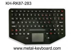 China Military Portable Industrial Silicone Keyboard Ruggedized Backlight With Touchpad supplier