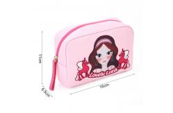 China Student'S Zipper Closure Polyester Travel Makeup Pouch supplier