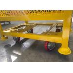 Rigid Mesh Stackable Steel Stillages Warehouse Cage Trolley With Wheels