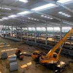 Galvanized Metal Frame Workshop H Section Steel Strong Earthquake Resistance for sale