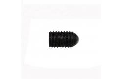 China Carbon Steel Black Oxide Ball Plunger Screw Headless Slotted Ball Point Set Screw supplier