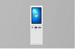 China Free Software Cash Recycler Bitcoin ATM Kiosk 32inch With QR Scanner supplier