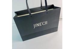 China Matt Laminated Kraft Paper Shopping Bags With Handle Offset Printings supplier