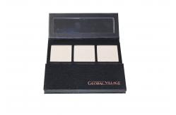 China Snake Pattern Empty Blush Bronzer Highlighter Palette With Hot Stamping Logo supplier