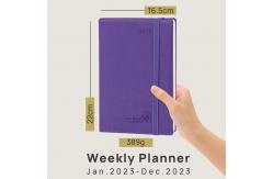 China Softcover 2023 ODM Custom Weekly Planner 2022 2024 Yearly Agenda Monthly Tabs supplier