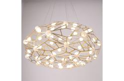 China Great Pendant Lights Round Lampshade For Home Lighting Fixtures Hotel Project Light supplier
