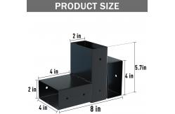 China Adjustable Heavy Duty Firewood Rack Bracket for 2x3 Timber Single-side Structure supplier