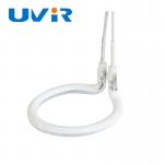 Single Tube Infrared Heating Tube Circular Lamp High Foot Semi White Plated for sale