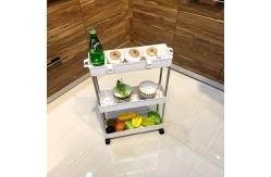 China Sonsill Skinny Rolling Home Storage Carts Stainless Steel Practical Multiscene supplier