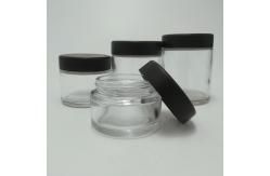 China Child Resistant Caps CBD Hemp Packaging Clear Glass Jar supplier