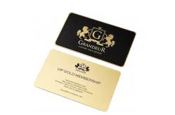 China Rose Gold Engraved Custom Metal NFC Business Cards Contactless  Waterproof supplier