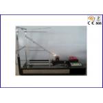 Children Clothes / Toys Testing Equipment , PLC Control EN71 2 Flammability Test Chamber