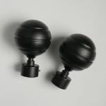KIEI EP1028 Curtain Finial Pole Hardware Precision Manufacturing Simple Style Hot Sale Luxury Adjustable for sale