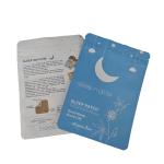 Customized Logo  Plastic Three Side Sealed Small Sachet for Sleep Patch Resealable Mylar Bags for Nipple Patch for sale