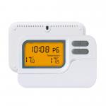 White 7 Day Programmable Digital Underfloor Heating Thermostat With NTC Sensor for sale