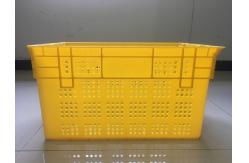 China 600*400mm Fruit And Vegetable Plastic Crates Stackable Turnover Distribution supplier