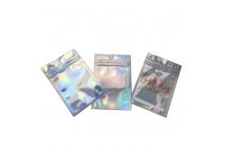 China 120 micron Gravure Printing Holographic Zipper Pouches supplier