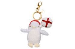 China White Cute Penguin Keychain , Smooth Touch Mini Penguin Stuffed Animal supplier