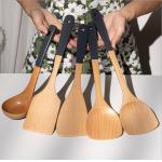 Custom Teak Wooden Kitchen Utensil Set Kitchenware Tool Food Grade for sale