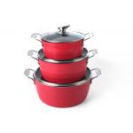 Kitchen Cooking Aluminum Alloy 3003 LFGB  Non Stick Soup Pot for sale