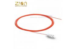 China SC UPC Simplex OM1 Multimode With PVC Jacket 0.9mm 2m FOPT supplier