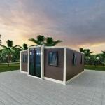 Hot Sale America Standards 20ft 40ft Luxury Home With Bathroom Kitchen Easy Installation Expandable Container House For Family for sale