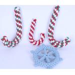  				Christmas Pet Gift Cute Stick Sailor Steer String Dog Toys 	         for sale