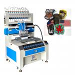 Fulund 12 color PVC silicone automatic dispensing drop plastic machine for make Luminous shoe label for sale