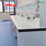 Polished School Chemistry Lab Furniture Design With Customizable Color Storage And Safety Features for sale