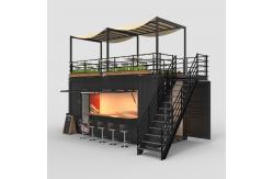 China Safety And Convenient Folding Container House Aluminum Sliding Doors Container Foldable House supplier