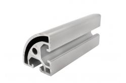 China 6063 Alloy Aluminum T Slot Profiles Half Round Shape T4 Temper NZS supplier
