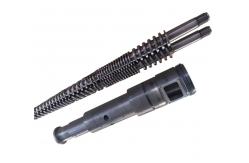 China Theysohn CON50 / CON40 / CON63 Conical Twin Screw Barrel supplier