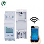 Smart WiFi 1 Phase Meter Din Rail Energy Monitor Single Phase Electronic Kwh Meter for sale