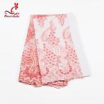 Color Brilliancy Flower Lace Fabric Embroidery Flower Cloth Fabric For Fashion Clothing for sale