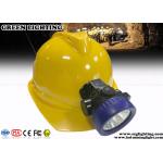 3.7V Rechargeable Miners Helmet Light 100000 Hours Life Span 4000 Lux Brightness for sale
