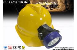 China 3.7V Rechargeable Miners Helmet Light 100000 Hours Life Span 4000 Lux Brightness supplier