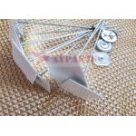250mm Pin Length Rock Wool Galvanized Steel Self Adhesive Insulation Hangers for sale