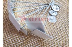 China Spring Steel Perforated Base Rock Wool Self Adhesive Insulation Fixing Pins supplier