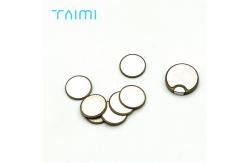 China 10*2mm Flanged Piezoelectric Ceramic Disc Energy Exchange Piezoelectric Ceramic Plate supplier