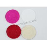 Round CK 3D Silicone Logo On Clothes Monochrome Glossy Raised for sale