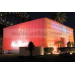 LED solar power tent inflatable cube  tent for sale