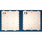 Golden Color Heat Resistant Mica Sheet For Circuit Board Insulation Insulator Hoover for sale