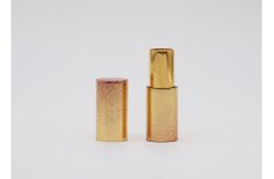 China Aluminum Gold Lipstick Container With Shimmering Powder 3.5g Capacity supplier