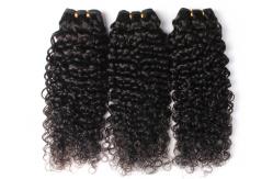 China Double Weft Peruvian Human Hair Weave 10 Inch - 30 Inch Natural Curly supplier