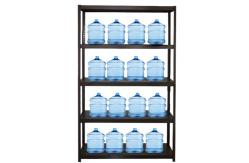 China Fiberboard 4 - 5 Levels Rivet System Boltless Metal Shelving For Home / Office supplier